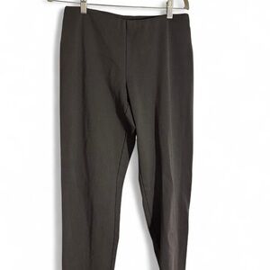 Eileen Fisher Charcoal Gray Slim Leg Ankle Pants M/M - Sustainable Style
